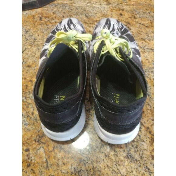 Nike Free 5.0 TR Fit 5 Womens Training Shoes Black/Volt 704695-014 Size US 8 - Picture 6 of 11